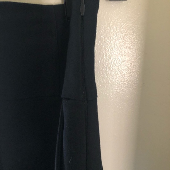 Zara basic black high waisted mini above the knee skirt with side pockets Sz m - Picture 3 of 7